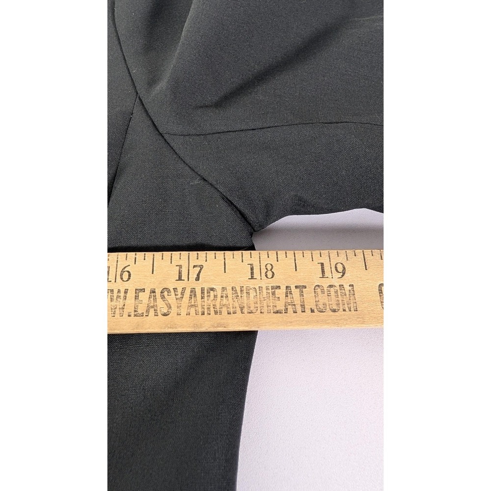 Banana Republic Blazer Womens 8 Black Long And Lean Italian Wool Lined - Picture 10 of 12